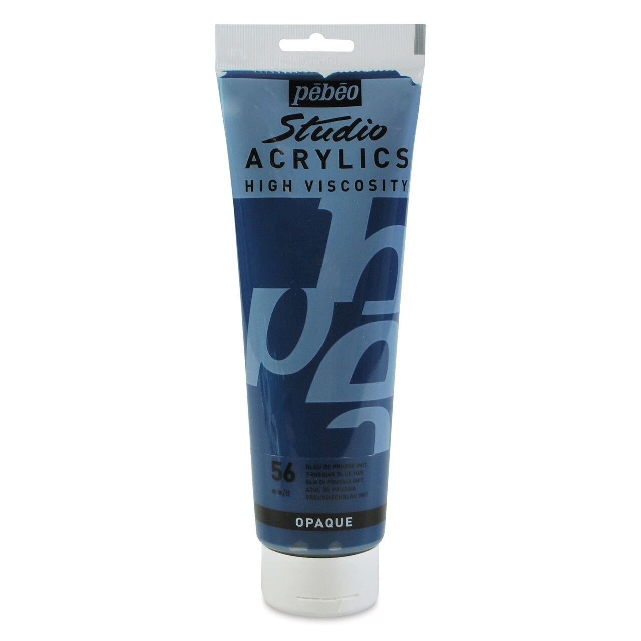 Pebeo High Viscosity Acrylics - Prussian Blue Hue, 250 ml, Tube